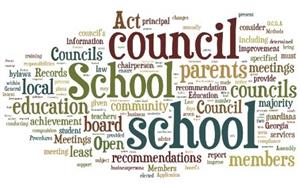 Local School Council Wordle 